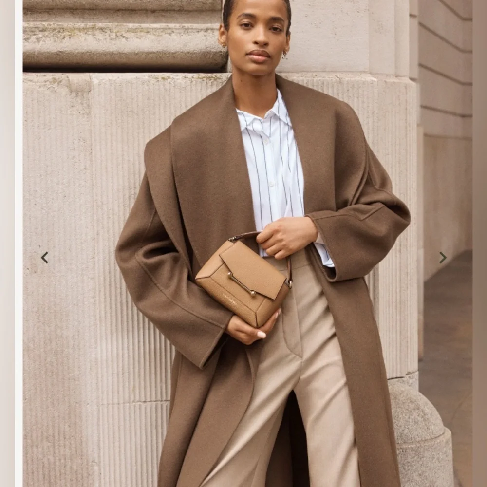 Strathberry Mosaic Nano Crossbody Bag In Caramel - Picture 2 of 16